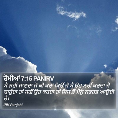 ਰੋਮੀਆਂ 7:15 PANIRV Bible Verse Image