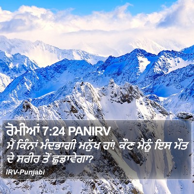 ਰੋਮੀਆਂ 7:24 PANIRV Bible Verse Image