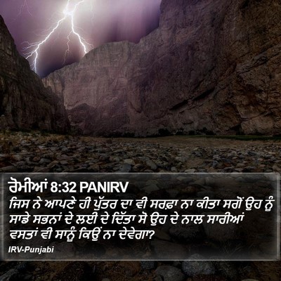 ਰੋਮੀਆਂ 8:32 PANIRV Bible Verse Image