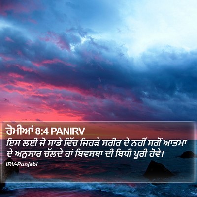 ਰੋਮੀਆਂ 8:4 PANIRV Bible Verse Image