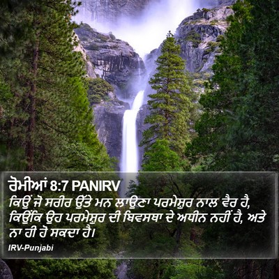 ਰੋਮੀਆਂ 8:7 PANIRV Bible Verse Image