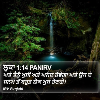 ਲੂਕਾ 1:14 PANIRV Bible Verse Image