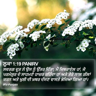 ਲੂਕਾ 1:19 PANIRV Bible Verse Image