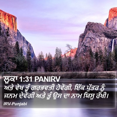 ਲੂਕਾ 1:31 PANIRV Bible Verse Image