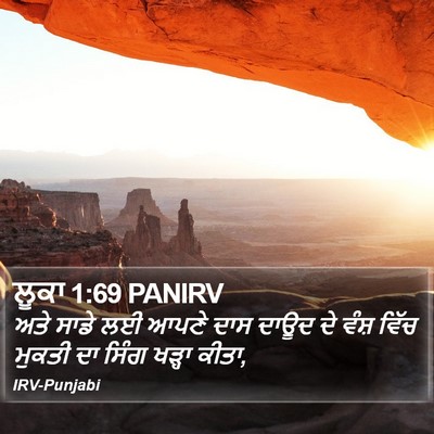 ਲੂਕਾ 1:69 PANIRV Bible Verse Image