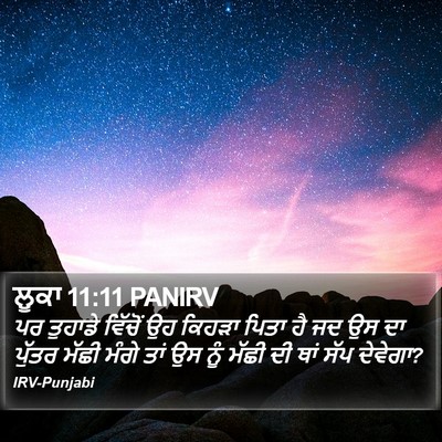 ਲੂਕਾ 11:11 PANIRV Bible Verse Image