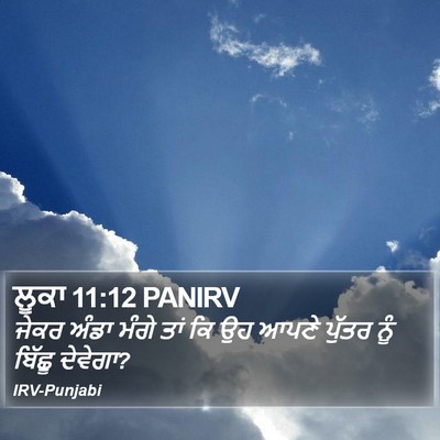 ਲੂਕਾ 11:12 PANIRV Bible Verse Image