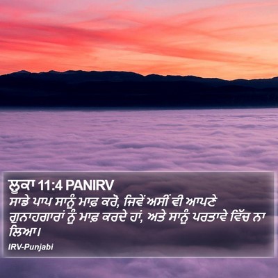ਲੂਕਾ 11:4 PANIRV Bible Verse Image