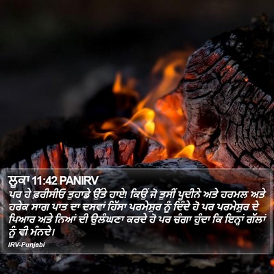 ਲੂਕਾ 11:42 PANIRV Bible Verse Image