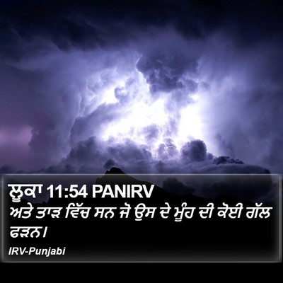 ਲੂਕਾ 11:54 PANIRV Bible Verse Image