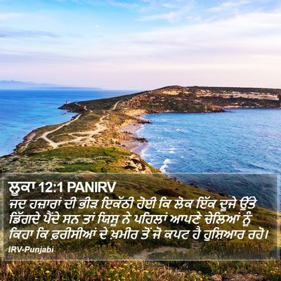 ਲੂਕਾ 12:1 PANIRV Bible Verse Image