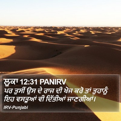 ਲੂਕਾ 12:31 PANIRV Bible Verse Image