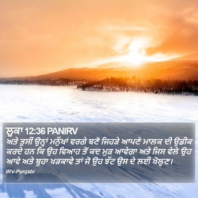 ਲੂਕਾ 12:36 PANIRV Bible Verse Image