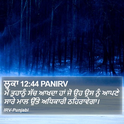 ਲੂਕਾ 12:44 PANIRV Bible Verse Image