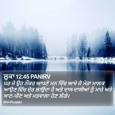 ਲੂਕਾ 12:45 PANIRV Bible Verse Image