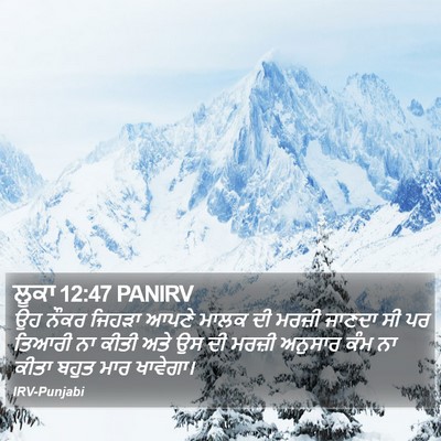 ਲੂਕਾ 12:47 PANIRV Bible Verse Image