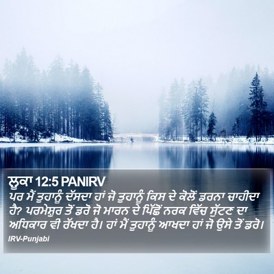 ਲੂਕਾ 12:5 PANIRV Bible Verse Image