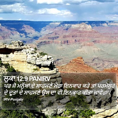 ਲੂਕਾ 12:9 PANIRV Bible Verse Image