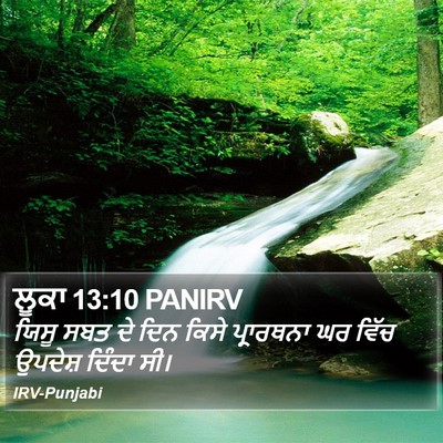ਲੂਕਾ 13:10 PANIRV Bible Verse Image