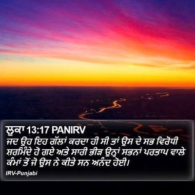 ਲੂਕਾ 13:17 PANIRV Bible Verse Image