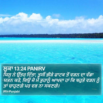 ਲੂਕਾ 13:24 PANIRV Bible Verse Image