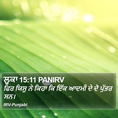 ਲੂਕਾ 15:11 PANIRV Bible Verse Image