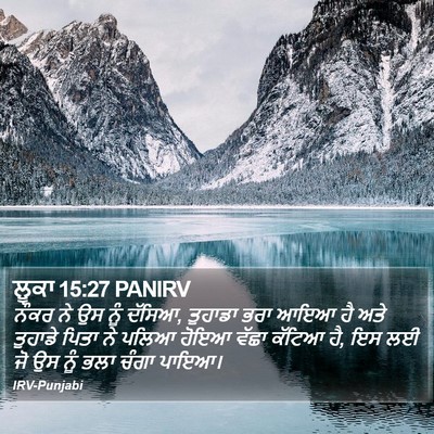 ਲੂਕਾ 15:27 PANIRV Bible Verse Image