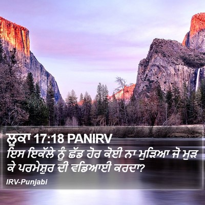 ਲੂਕਾ 17:18 PANIRV Bible Verse Image