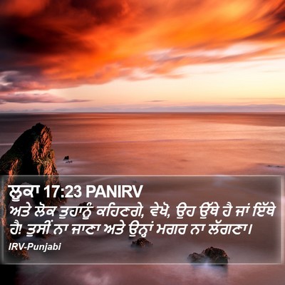 ਲੂਕਾ 17:23 PANIRV Bible Verse Image