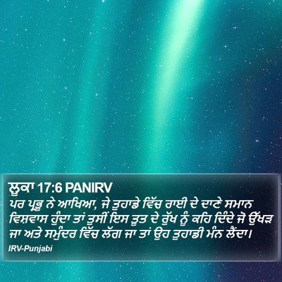 ਲੂਕਾ 17:6 PANIRV Bible Verse Image