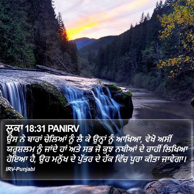 ਲੂਕਾ 18:31 PANIRV Bible Verse Image