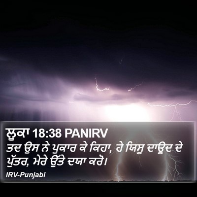 ਲੂਕਾ 18:38 PANIRV Bible Verse Image