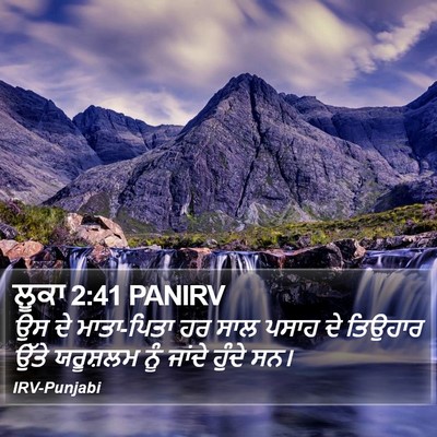 ਲੂਕਾ 2:41 PANIRV Bible Verse Image