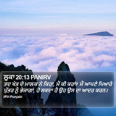 ਲੂਕਾ 20:13 PANIRV Bible Verse Image
