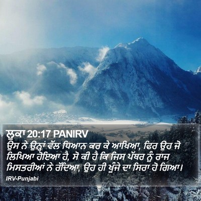 ਲੂਕਾ 20:17 PANIRV Bible Verse Image