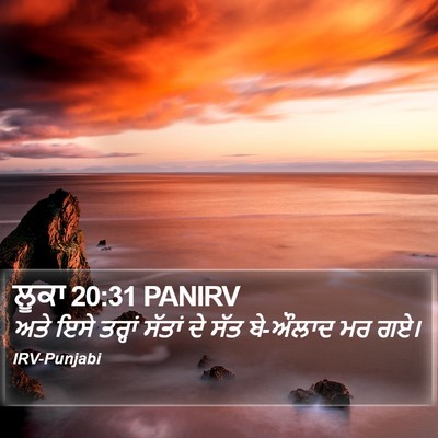 ਲੂਕਾ 20:31 PANIRV Bible Verse Image