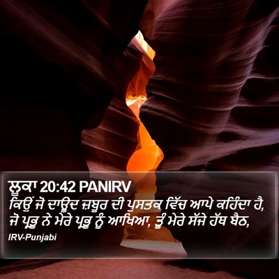 ਲੂਕਾ 20:42 PANIRV Bible Verse Image