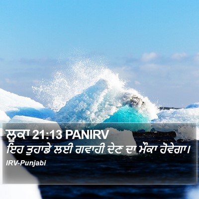 ਲੂਕਾ 21:13 PANIRV Bible Verse Image