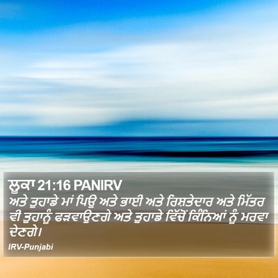ਲੂਕਾ 21:16 PANIRV Bible Verse Image