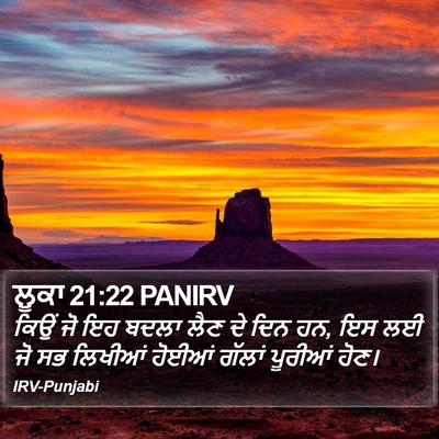 ਲੂਕਾ 21:22 PANIRV Bible Verse Image