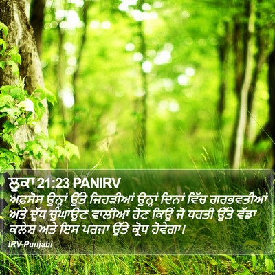 ਲੂਕਾ 21:23 PANIRV Bible Verse Image