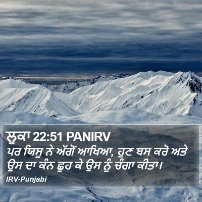 ਲੂਕਾ 22:51 PANIRV Bible Verse Image