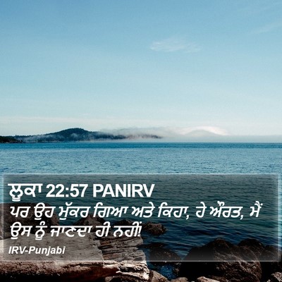 ਲੂਕਾ 22:57 PANIRV Bible Verse Image