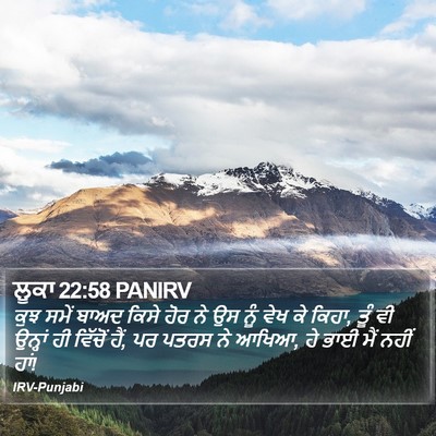 ਲੂਕਾ 22:58 PANIRV Bible Verse Image