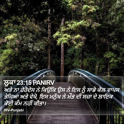 ਲੂਕਾ 23:15 PANIRV Bible Verse Image