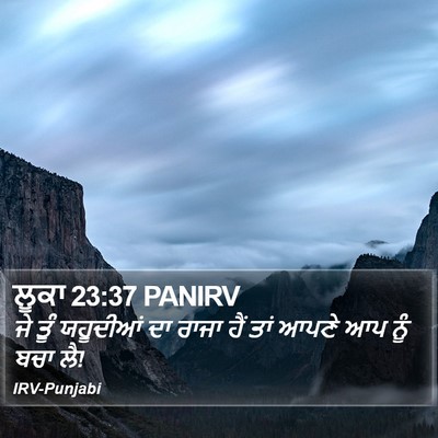 ਲੂਕਾ 23:37 PANIRV Bible Verse Image
