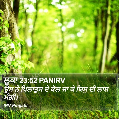 ਲੂਕਾ 23:52 PANIRV Bible Verse Image