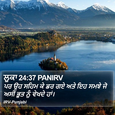 ਲੂਕਾ 24:37 PANIRV Bible Verse Image