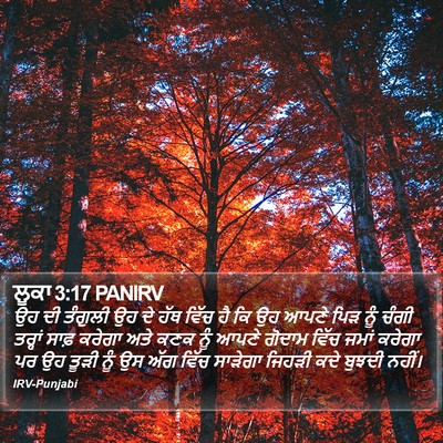 ਲੂਕਾ 3:17 PANIRV Bible Verse Image