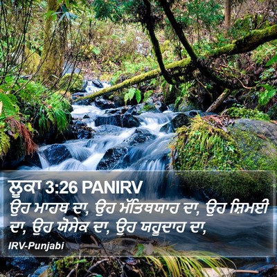 ਲੂਕਾ 3:26 PANIRV Bible Verse Image